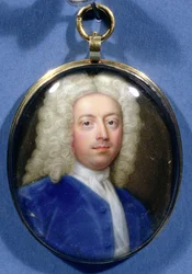 Miniatur von Joseph Addison (1672-1719)